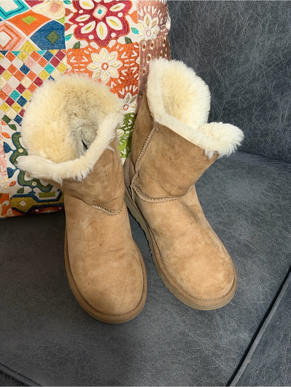 Women's UGG Chestnut Shearling Lined Suede Boots